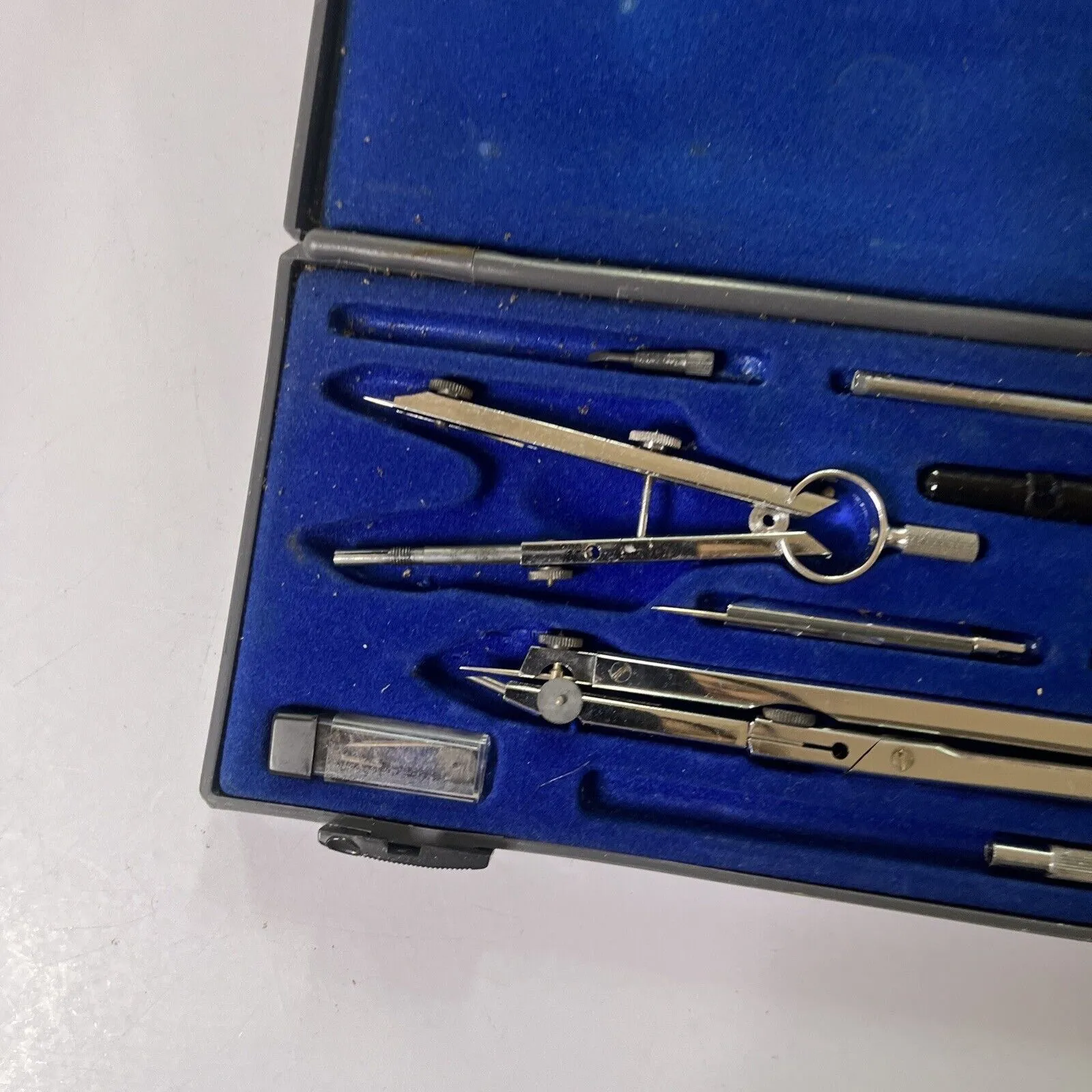Kronos 409 Compass Set Precision Drafting Tools Made In Italy Vintage