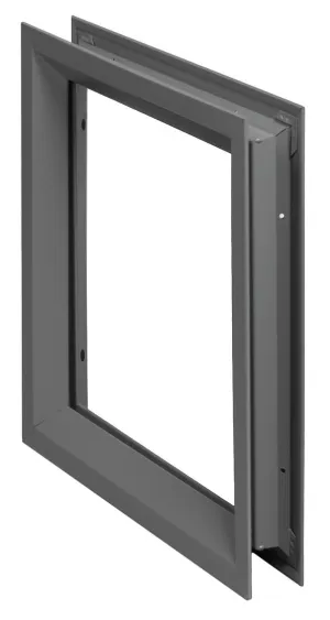 L-FRA100 12" x 12" NGP Low Profile Vision Lite Kit for Door Opening Cutout, 12" x 12"