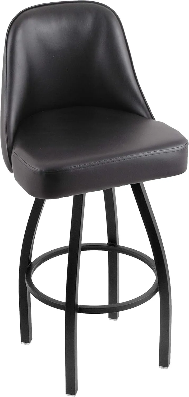 L048 Logo Grizzly U.S. Coast Guard Swivel Bar Stool