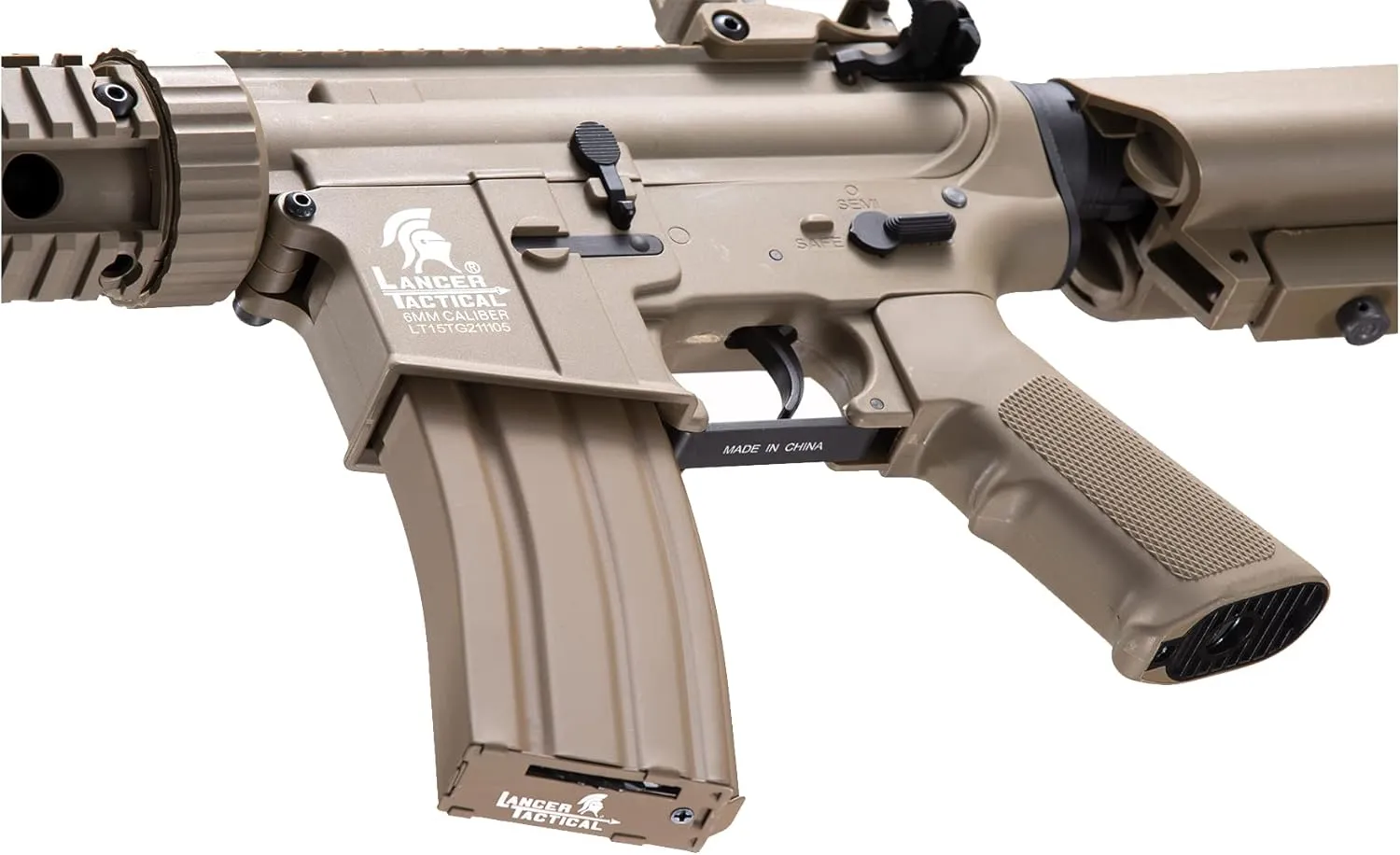 Lancer Tactical Gen 2 M4 SD AEG Airsoft Nylon Polymer with Battery and Charger（High fps/Low fps