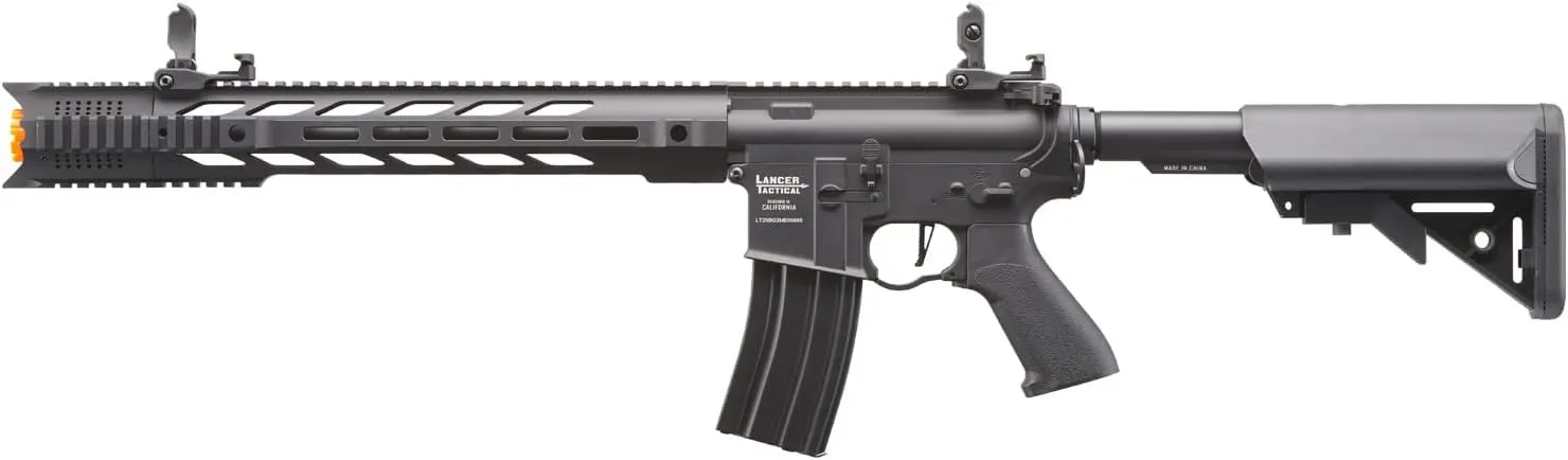 Lancer Tactical Gen 2 Proline Combo Full Steel Airsoft M4 SPR Interceptor AEG w/Fast Trigger & Mosfet (Battery& Charger Included)