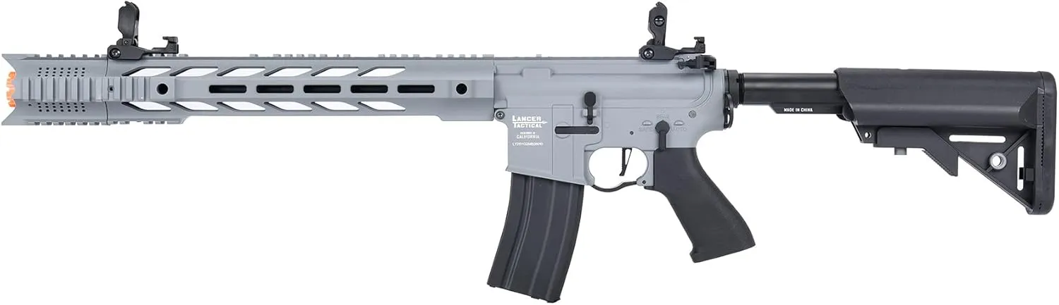 Lancer Tactical Gen 2 Proline Combo Full Steel Airsoft M4 SPR Interceptor AEG w/Fast Trigger & Mosfet (Battery& Charger Included)