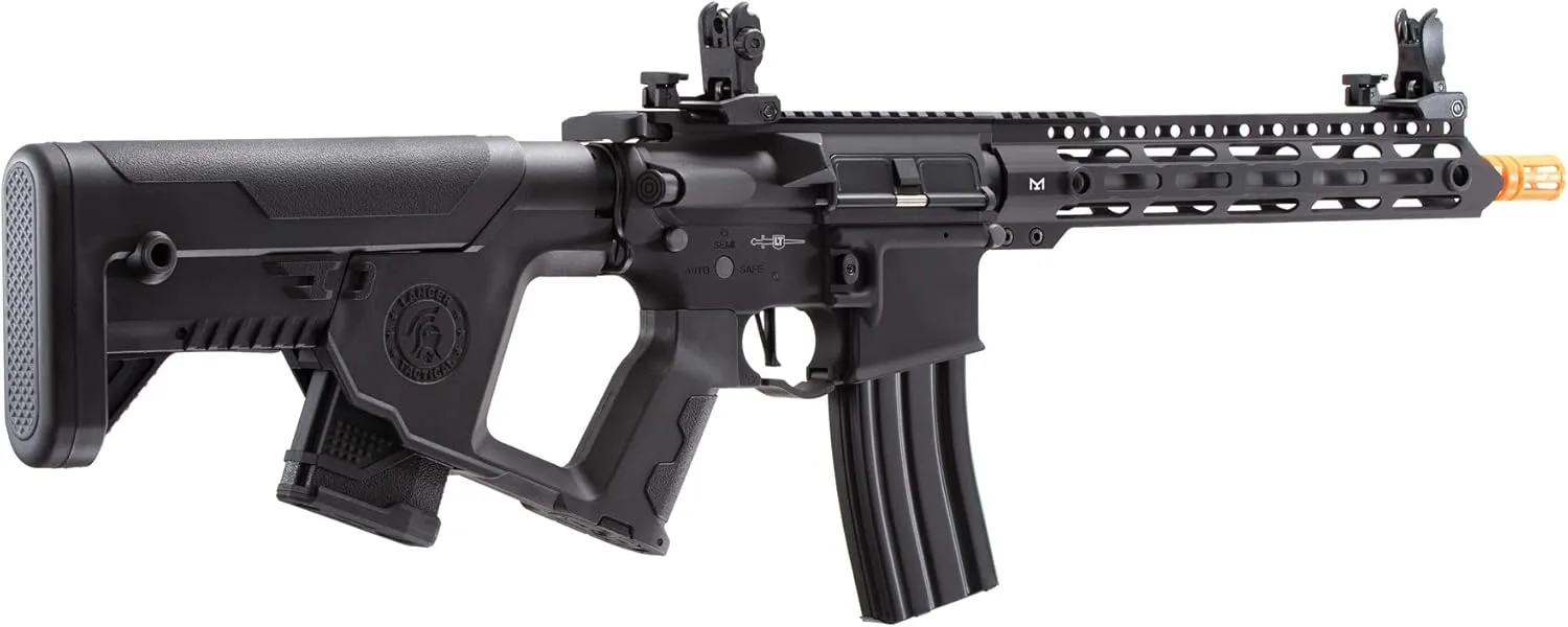 Lancer Tactical Gen 2 Proline Enforcer Blackbird M4 Full Metal Airsoft Rifle w/Two Magazines (ETU & Mosfet Included)