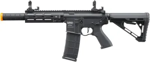Lancer Tactical Nitro 7" MLOK Proline Series M4 Airsoft Rifle w/Delta Stock (Color: Black)