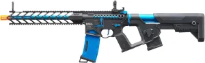 Lancer Tactical Proline M4 Gen 2 Enforcer Night Wing Skeleton Full Metal Airsoft Rifle with ETU and Mosfet & Color High Speed Mag