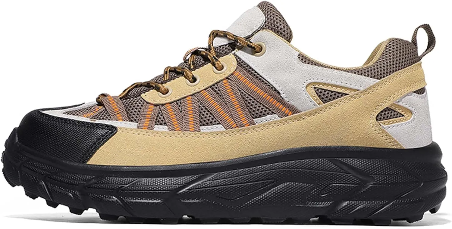 Large Size Hiking Shoes, Ultra Light Outdoor Leisure Rubber Sole, Four Season Sports Shoes