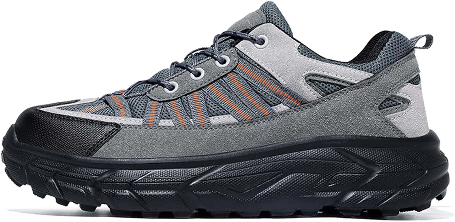 Large Size Hiking Shoes, Ultra Light Outdoor Leisure Rubber Sole, Four Season Sports Shoes