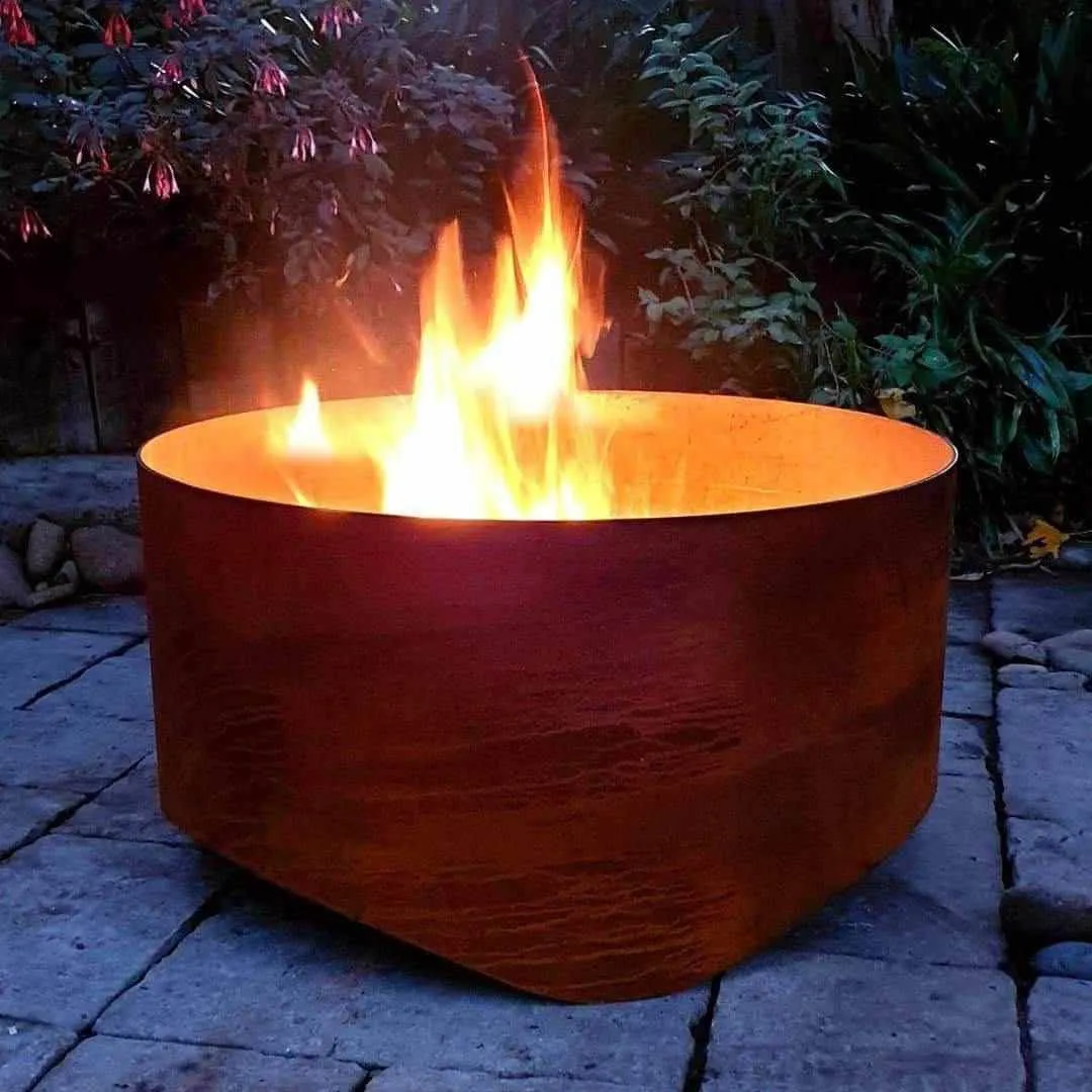 Large Swale Fire Pit | 3 Colour Options | Australian Made