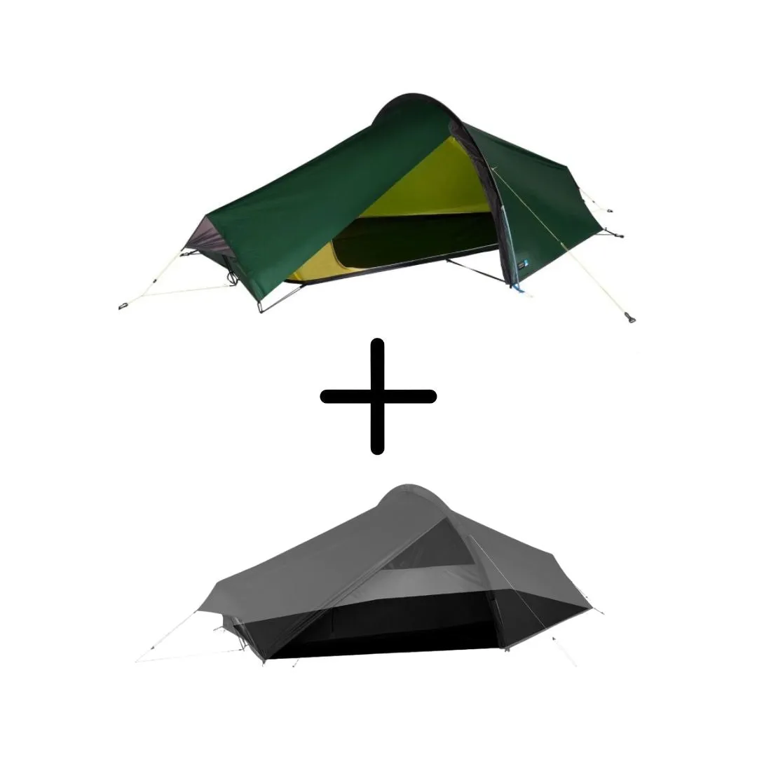 Laser Compact 1 ECO Backpacking Tent   Footprint Bundle