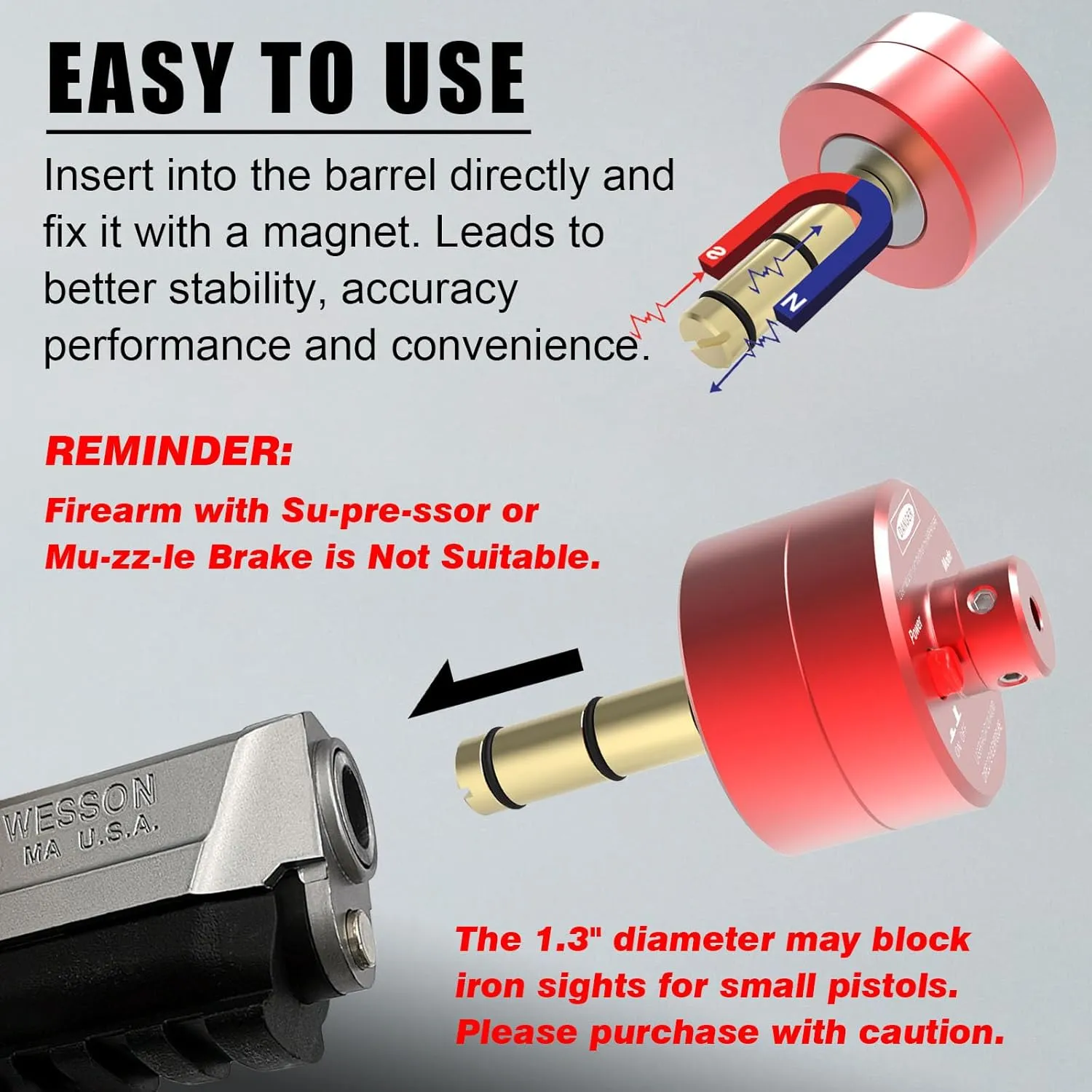 Laser Training Cartridge/Laser Target Suitable for Dry Fire Training, Laser Bullet with Spare Accessories