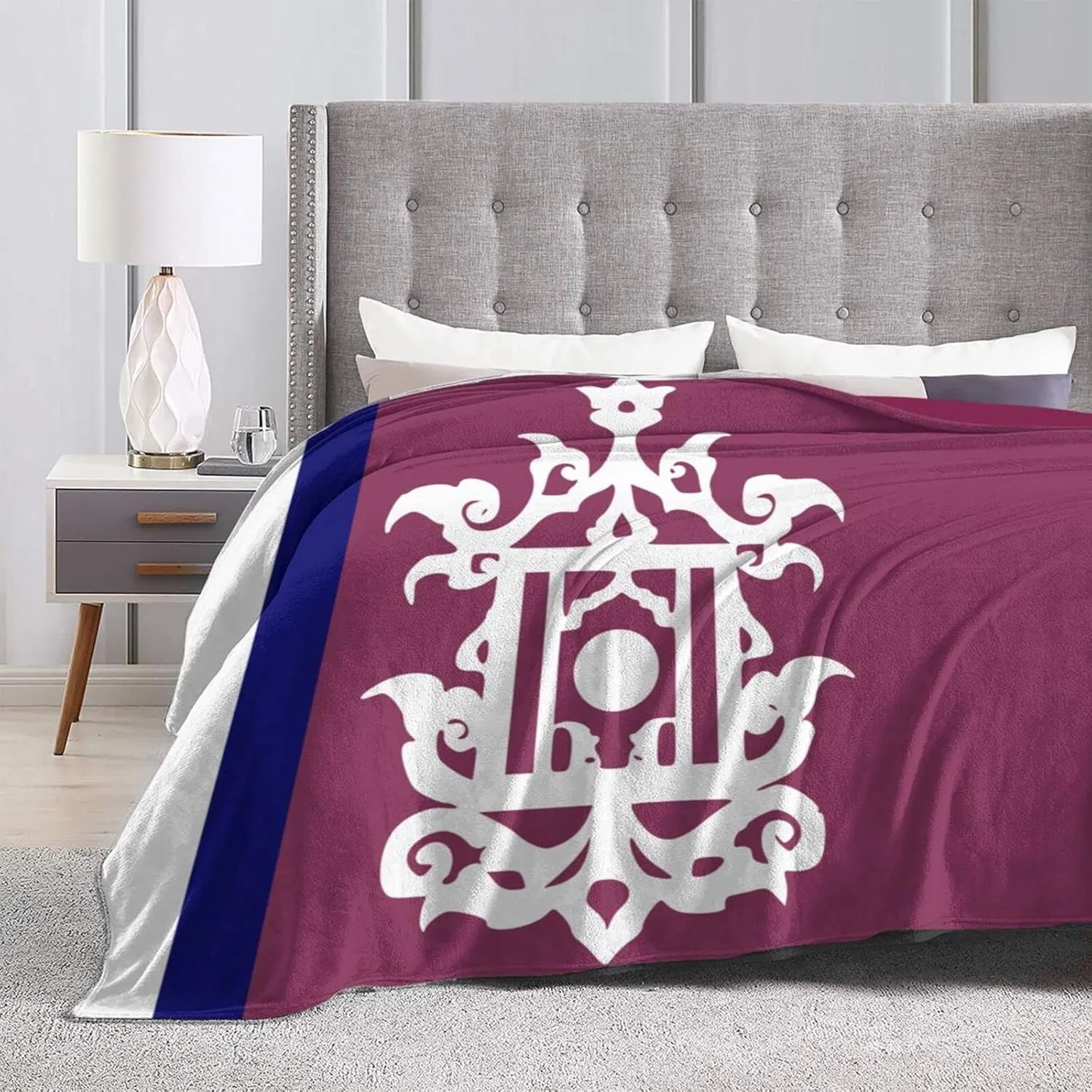 Late 19th Century Flag of Sulu Throw Blanket for Couch Bed Sofa 50"x40" Super Soft Cozy Flannel Blanket Lightweight Warm Blanket