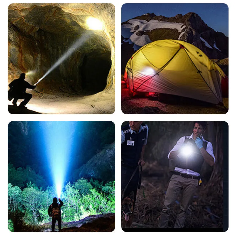 LED Li-ion Battery Waterproof Headlamp