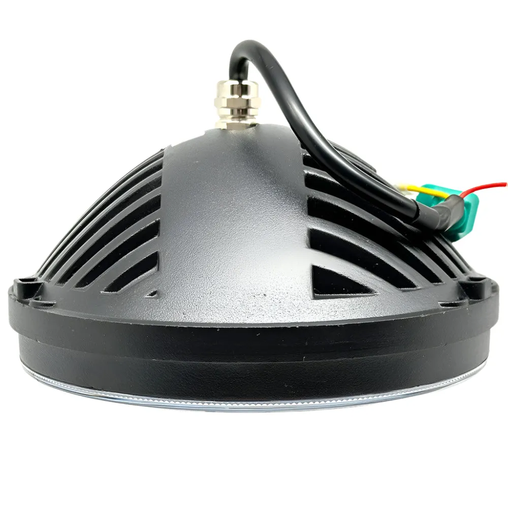 LED Replacement 7" Headlamp With Driving Light and Amber Indicator