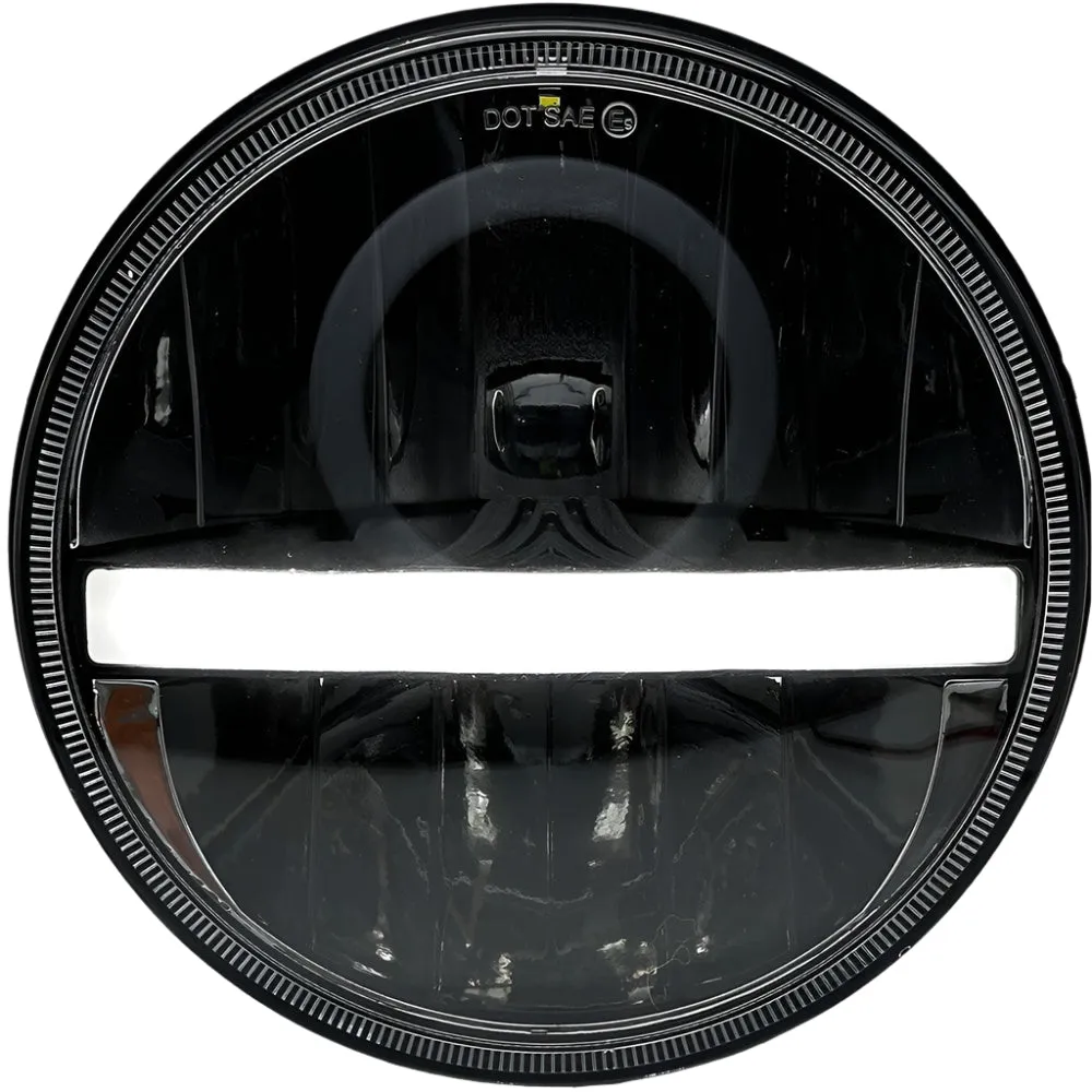 LED Replacement 7" Headlamp With Driving Light and Amber Indicator