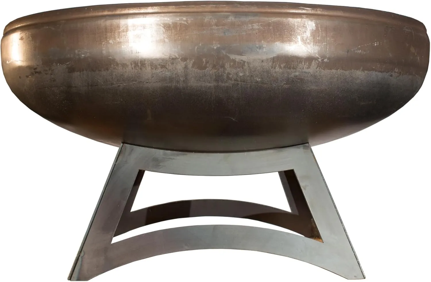 Liberty Fire Pit – Ohio Flame Wood Burning Outdoor Fire Pit - 30" Diameter with Hollow Base (Made in USA)