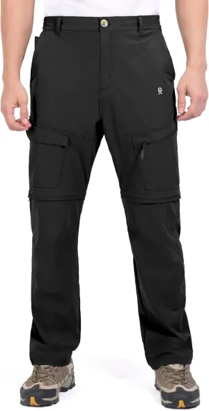 Little Donkey Andy Men's Stretch Convertible Pants, Zip-Off Quick-Dry Hiking Pants, UV Protection, Lightweight