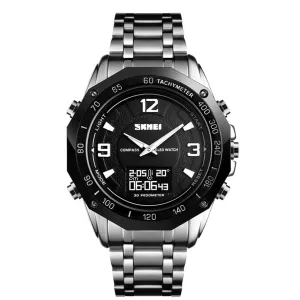 Luxury Watch Men Thermometer Compass Digital Clock Calorie Pedometer Sport Mans Wristwatch Fashion Military Men's Watches SKMEI