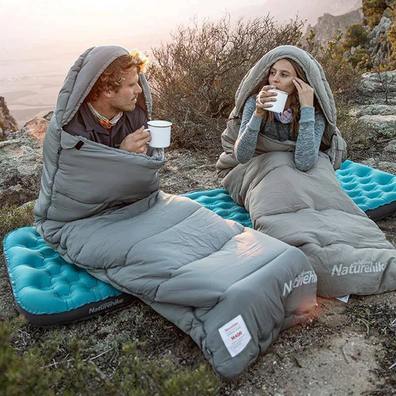 M180/300/400 Pongee Cotton Camping Sleeping Bag