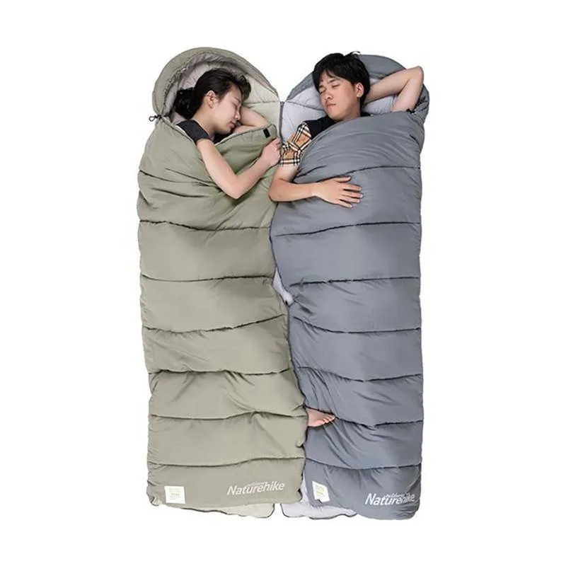 M180/300/400 Pongee Cotton Camping Sleeping Bag