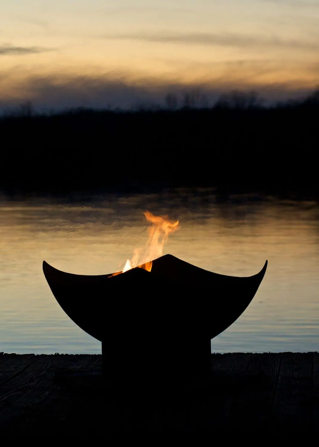 Manta Ray-FPA-MLS120-LP-AWEIS Fire Pit LP, Metal