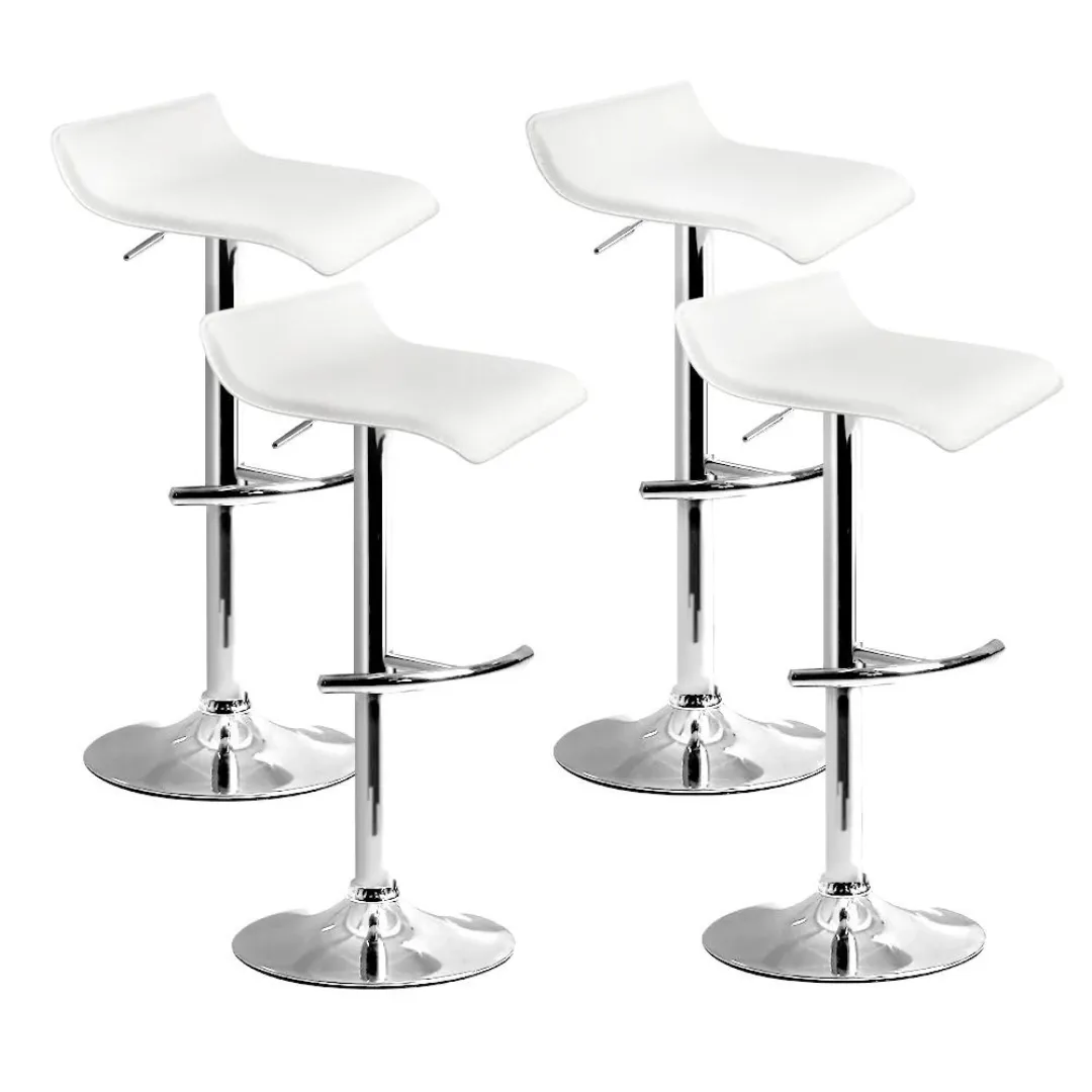 Mega PU Leather Wave Style Bar Stool