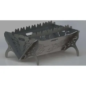 Mighty Collapsible Fire Pit DXF for CNC | Eagle Attack Design