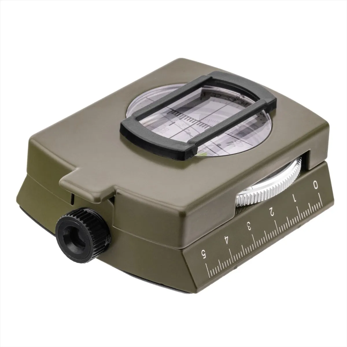 MIL-TEC Army Compass Metal Casting Viewfinder Included Case Navigation Olive