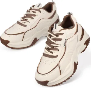 Milisten 1 Pair Women Sneakers Tennis Shoes, Sneakers for Women Running Shoes, Fashion Walking Womens Sneakers
