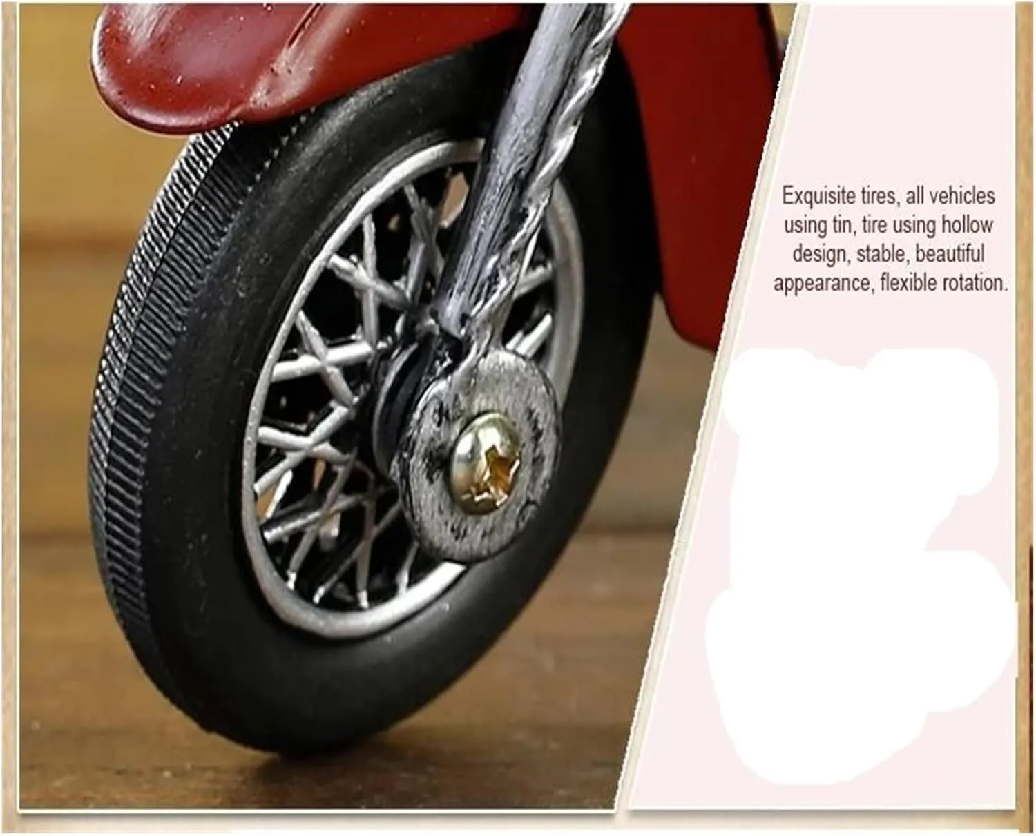 Mini Simulation Motorcycle Toys for Antique Metal Motorcycle European Ornaments Living Room Furniture Wine Cabinet Decorations Creative Crafts Adult for Boys(Blue)