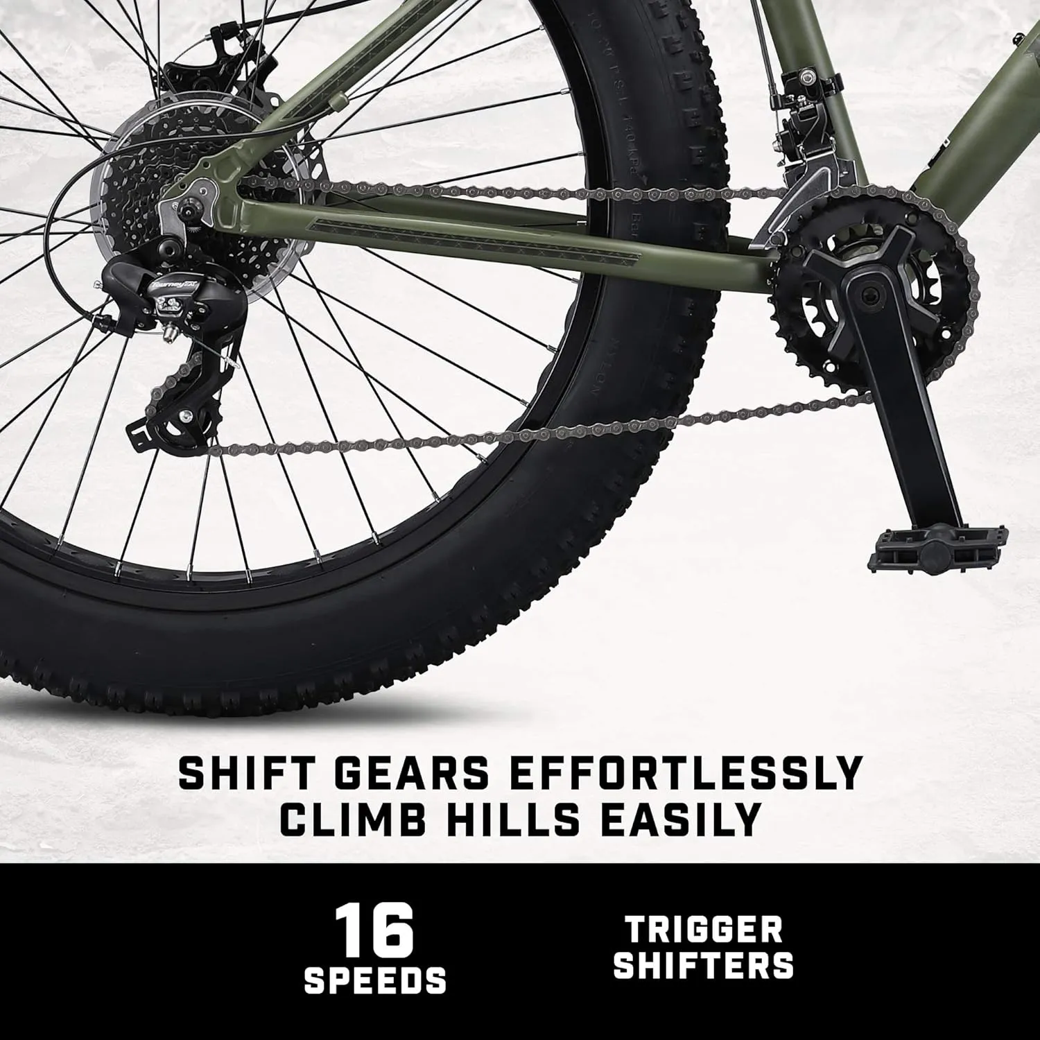 Mongoose Argus ST & Trail Fat Tire Mountain Bike for Adult Youth Men Women, 20 to 26-Inch Wheels, Mechanical Disc Brakes, Steel or Aluminum Frame and 7 or 16-Speed Options