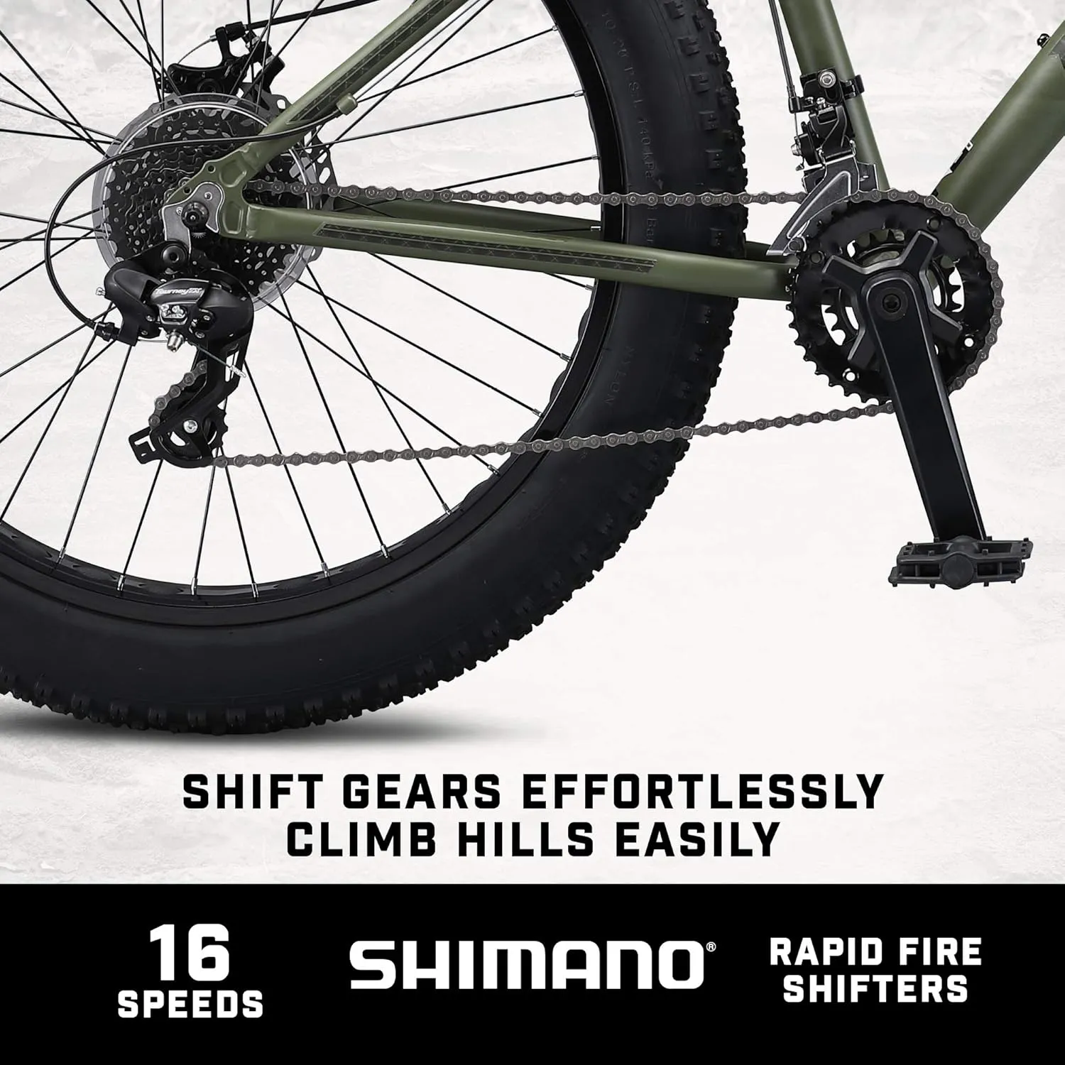 Mongoose Argus ST & Trail Fat Tire Mountain Bike for Adult Youth Men Women, 20 to 26-Inch Wheels, Mechanical Disc Brakes, Steel or Aluminum Frame and 7 or 16-Speed Options