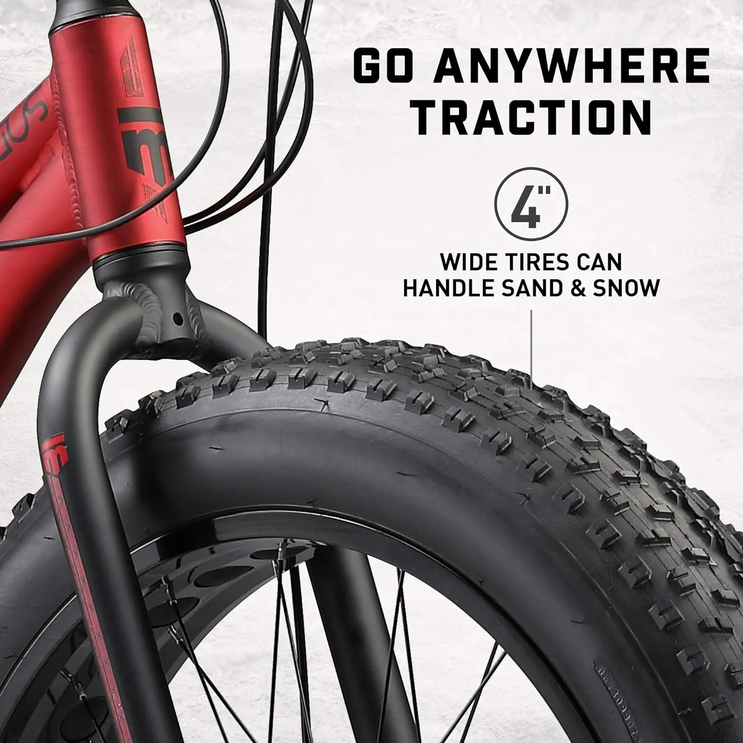 Mongoose Argus ST & Trail Fat Tire Mountain Bike for Adult Youth Men Women, 20 to 26-Inch Wheels, Mechanical Disc Brakes, Steel or Aluminum Frame and 7 or 16-Speed Options