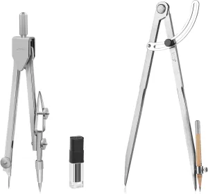 Mr. Pen- Compasses 2 Pack, Geometry Compass and Woodworking Compass
