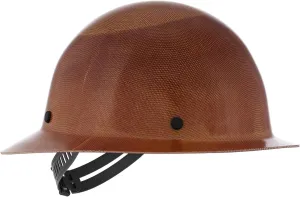 MSA Skullgard Full-Brim Hard Hat with Suspension - Non-Slotted Cap, Made of Phenolic Resin, Radiant Heat Loads up to 350F, Standard Size Hard Hat | Staz-On Pinlock Suspension