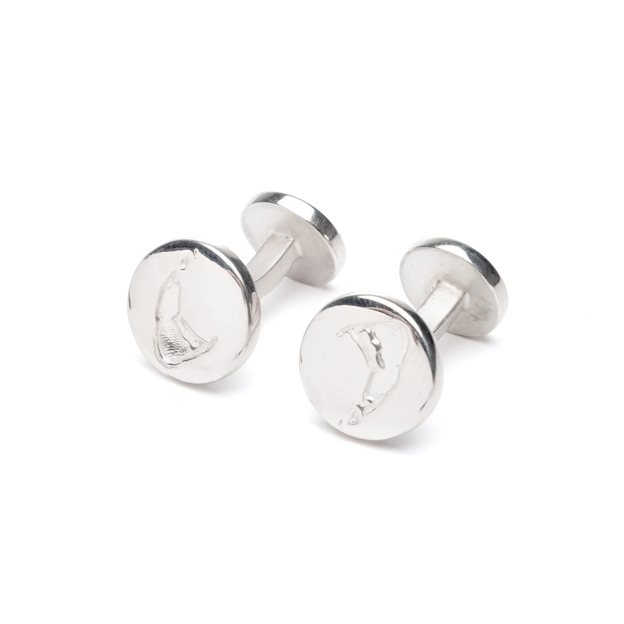 Nantucket Compass Sapphire Cuff Links