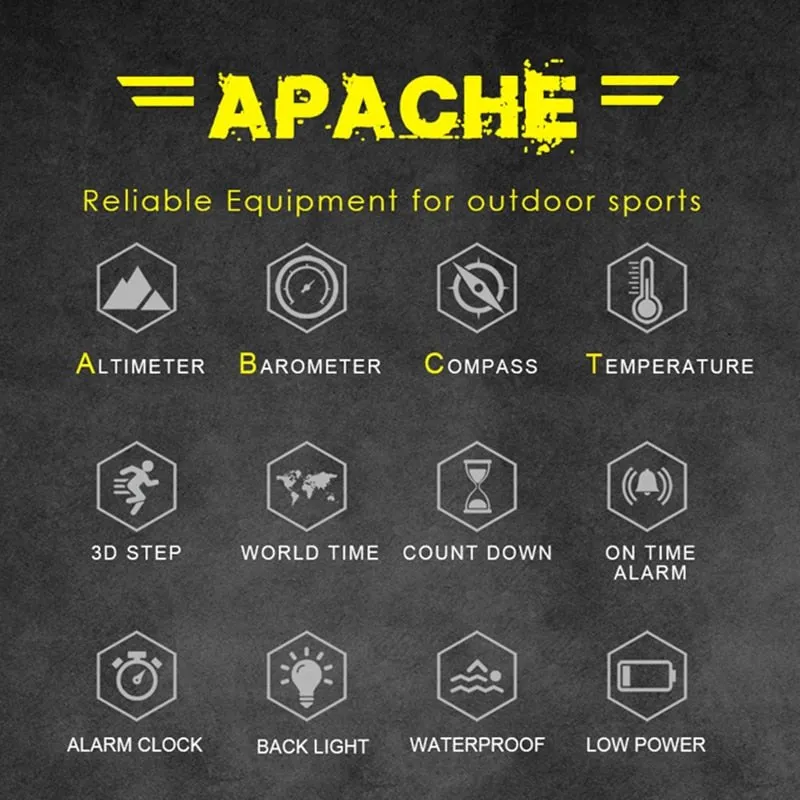 NORTH EDGE Men&#39;s sport Digital watch Hours Running Swimming Military Army watches Altimeter Barometer Compass waterproof 50m