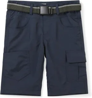 OCHENTA Boys Quick Dry Cargo Shorts Elastic Waist Athletic Shorts for Outdoor Hiking Camping Fishing
