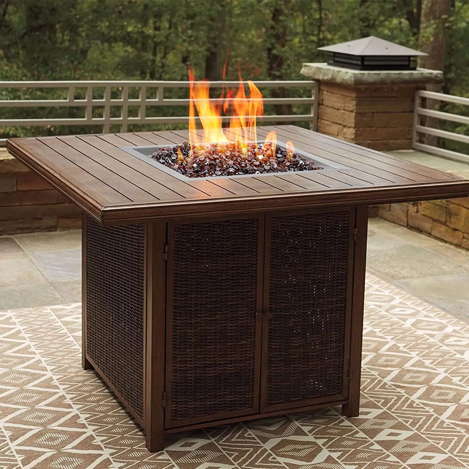 onlyfire 30 Inch Round Fire Pit Burner Ring for Natural Gas & Propane Fire Pit and Fireplace, 304 Stainless Steel DIY Firepit Burner for Both Indoor and Outdoor, BTU 435,000 Max