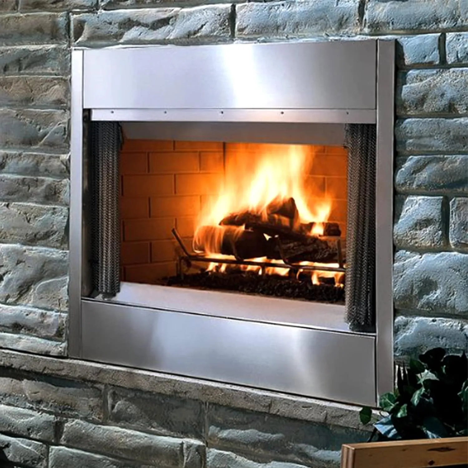 Onlyfire Stainless Steel Fireplace H-Burner for Natural Gas & Propane Fire Pit and Fireplace, 36 x 6 Inch Rectangular DIY Firepit H Burner for Indoor and Outdoor, BTU Max 175,000
