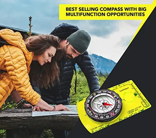 Orienteering Compass - Advanced Scout Compass for Hiking,Camping