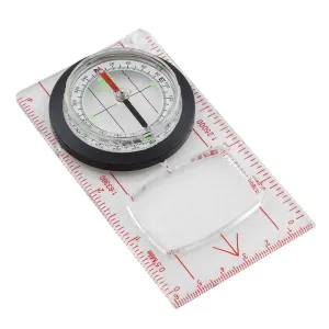 Orienteering Compass 定向越野放大鏡地圖尺指北針 B218