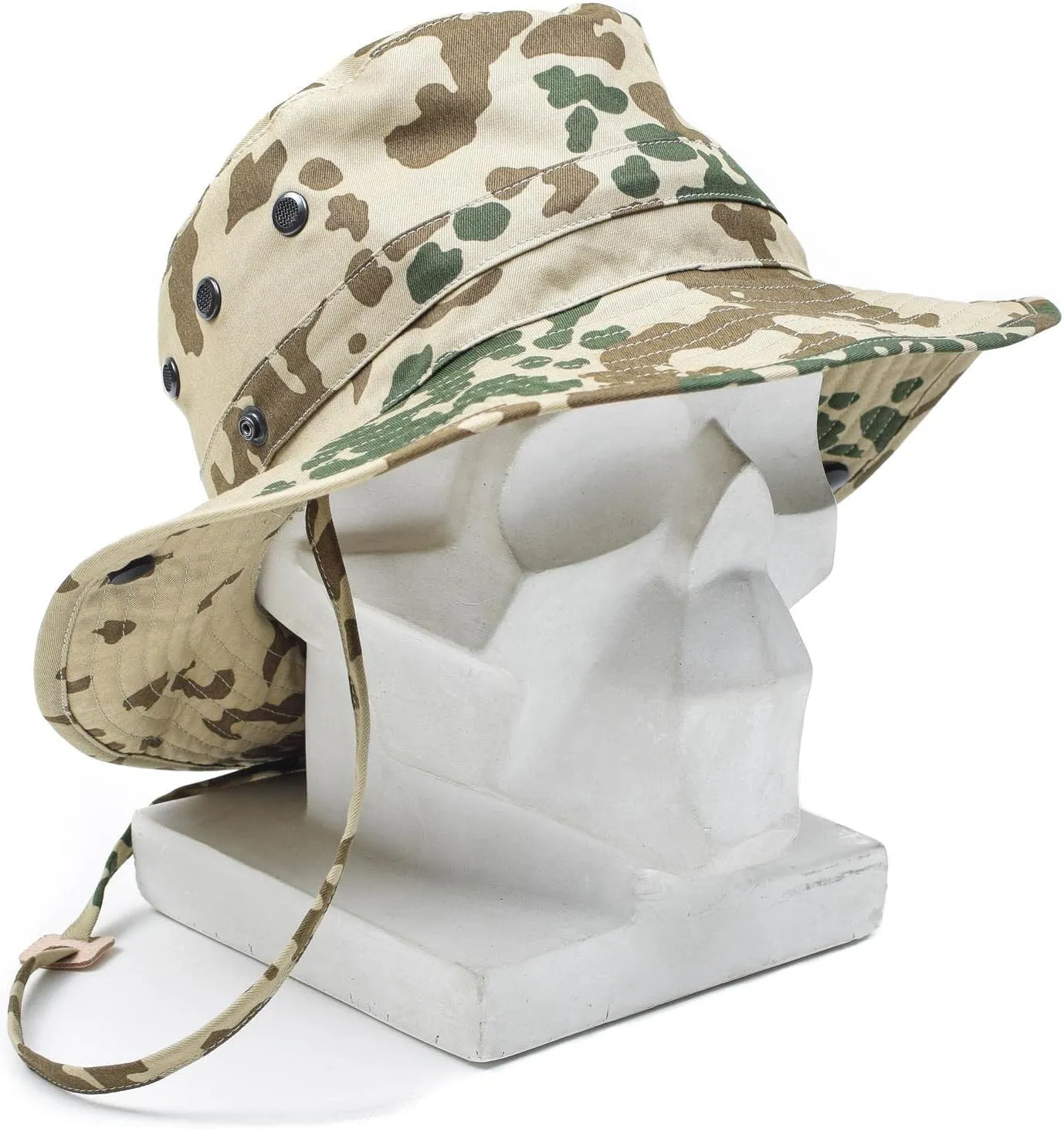 Original German Army Boonie Hat Flecktarn & Desert Camouflage Camping Hunting Outdoor Summer Cap