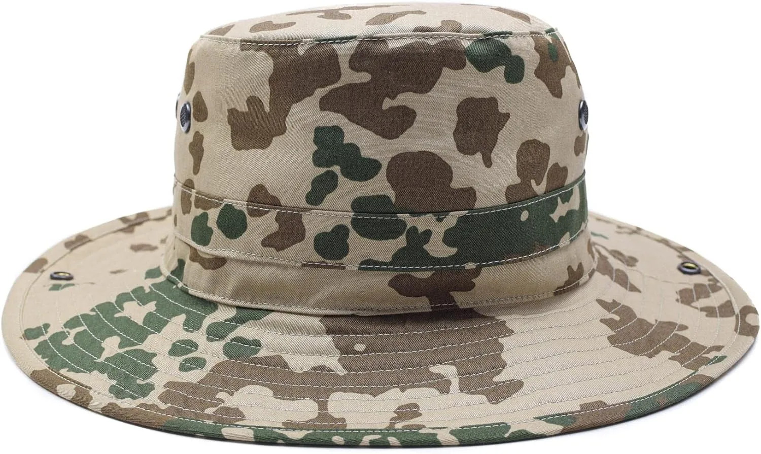 Original German Army Boonie Hat Flecktarn & Desert Camouflage Camping Hunting Outdoor Summer Cap