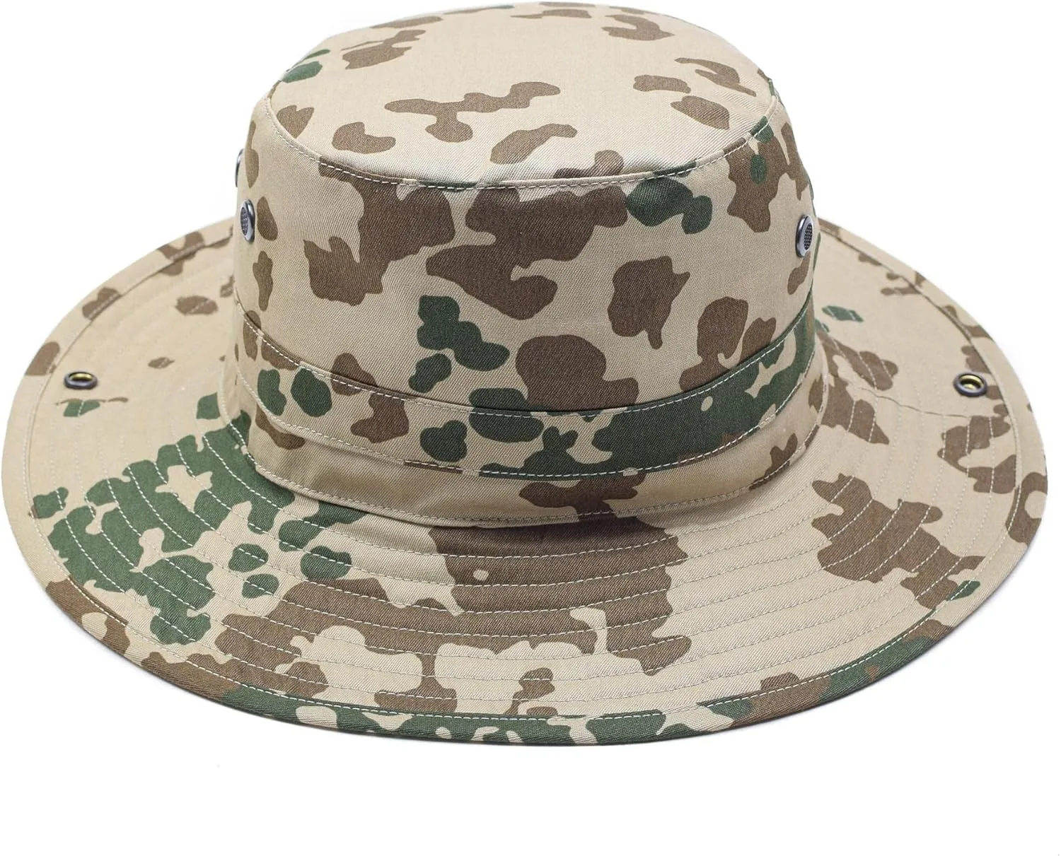 Original German Army Boonie Hat Flecktarn & Desert Camouflage Camping Hunting Outdoor Summer Cap