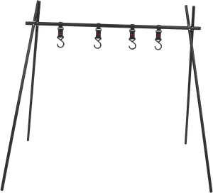 Outdoor Camping Tripod BBQ Grill - Versatile Cookware Stand for Campfire Cooking - Essential Party and Picnic Supplies