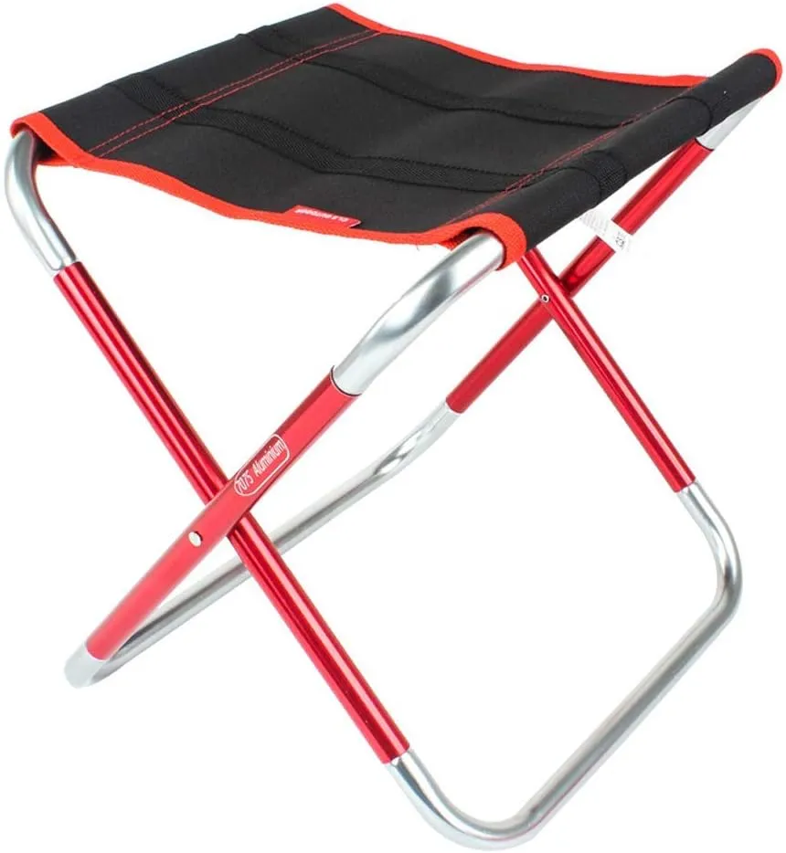 Outdoor Enlarged Folding Chair,Portable Folding Stool,Aluminum Alloy Material,Fishing Stool Barbecue Chair,Large Folding Stool Mazar,Suitable