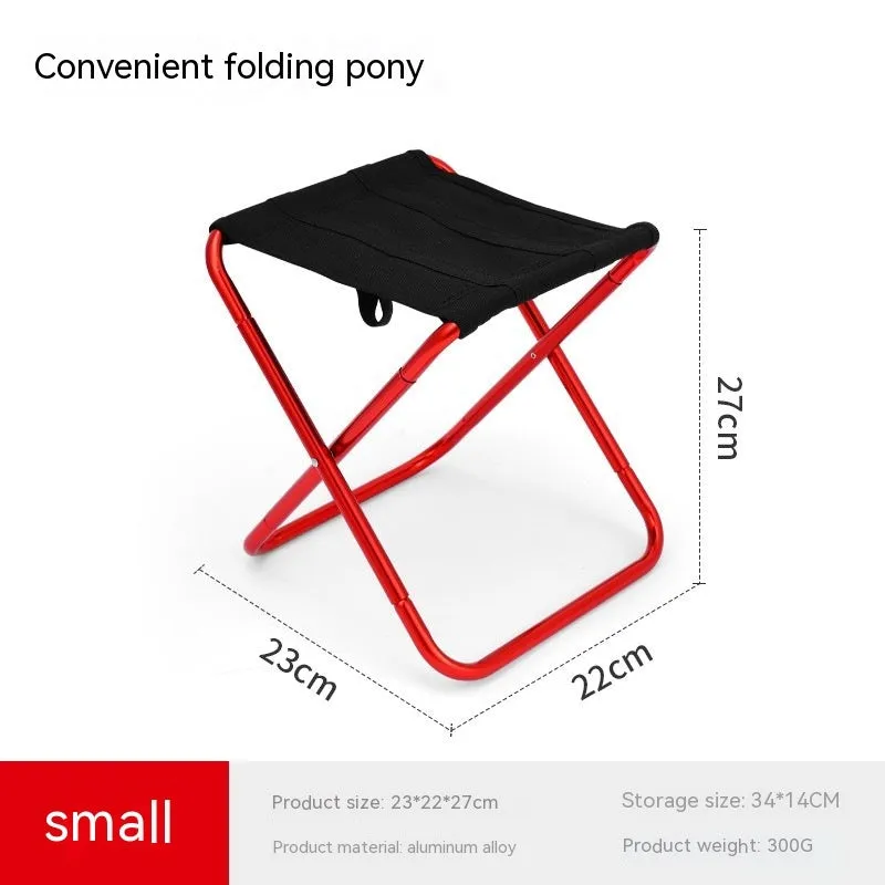 Outdoor Portable Aluminum Alloy Folding Stool