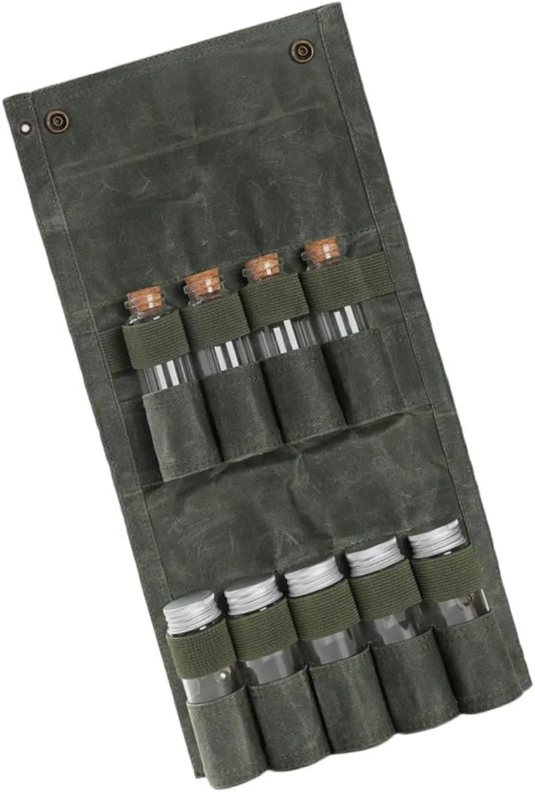 Outdoor Spice Organizing Holder Storage Pouch Fine Craftsmanship Camping Supplies Bag