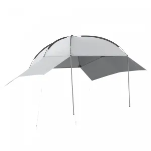 Outsunny Portable Suv Tailgate Tent With Awning, Car Camping Tent