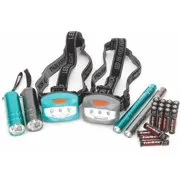 Ozark Trail 6-Piece Led Flashlight and Penlight and Headlamp Combo